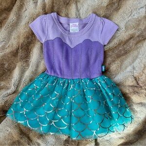 Disney Princess Ariel Little Mermaid Tutu Dress 12 MOS
